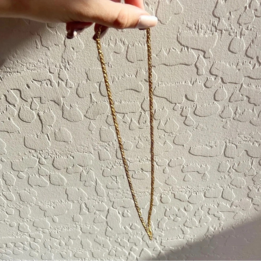 Monet Gold Rope Tied Necklace - Picture 3 of 8